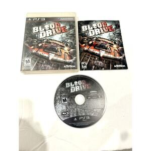 Blood Drive PS3 Video Game Multiplayer CIB w/ Manual Playstation 3